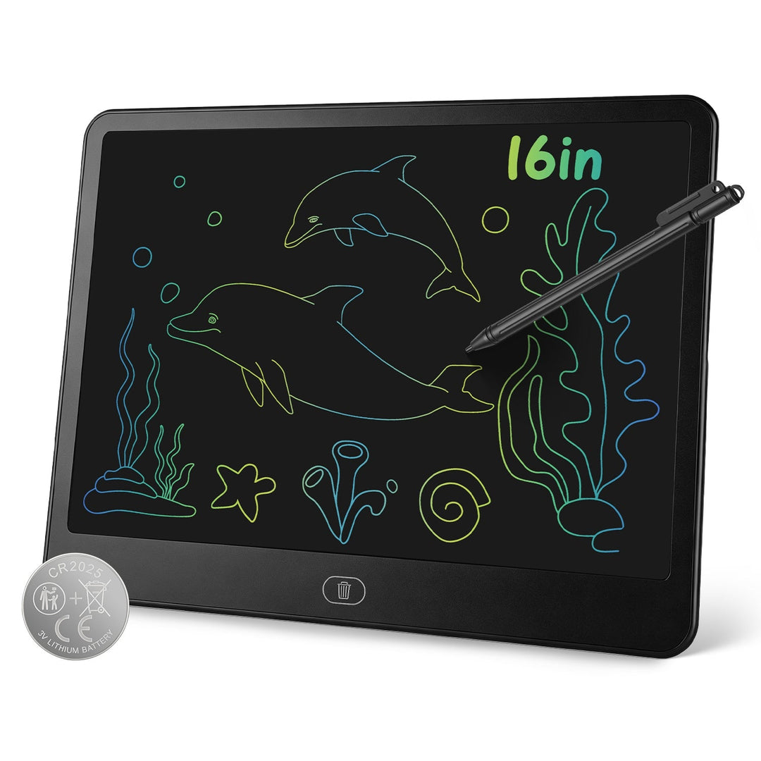 LCD Writing Tablet for Kids with Stylus & Lock Function