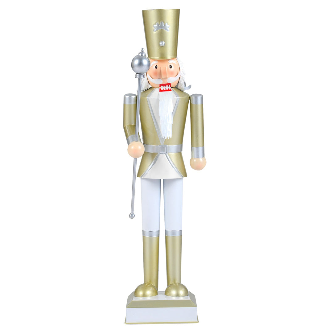 32.5 Inch Christmas Nutcracker with High Hat and Beautiful Scepter