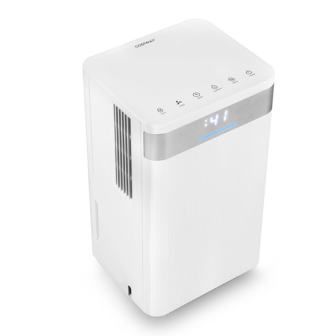 32 Pints 2000 Sq.ft Quiet Dehumidifier for Home with 3 Modes-White