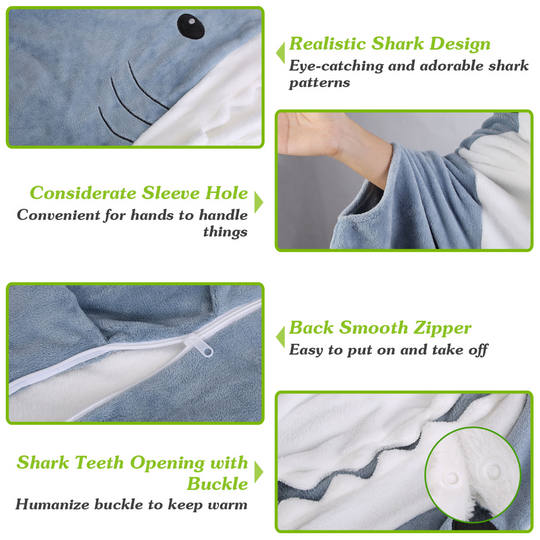 GBruno Wearable Shark Sleeping Bag