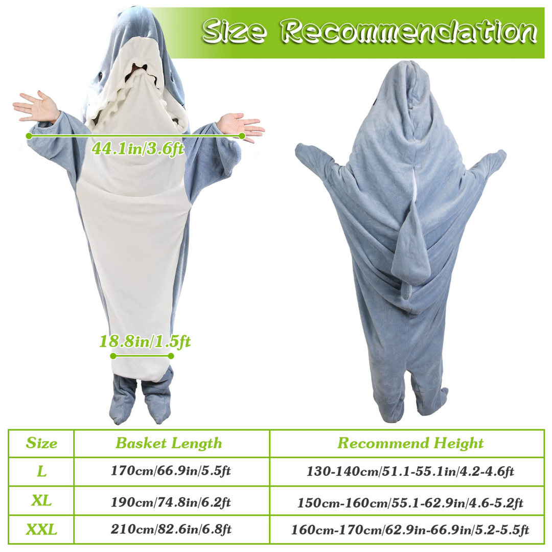 GBruno Wearable Shark Sleeping Bag