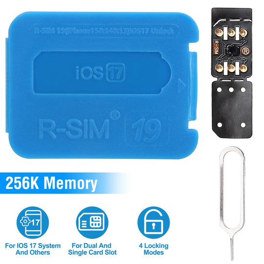 R-SIM19 Nano Unlock RSIM Card Fit for IOS Phone 15 14 13 12 11 Pro Max XR X 8 7 iOS17