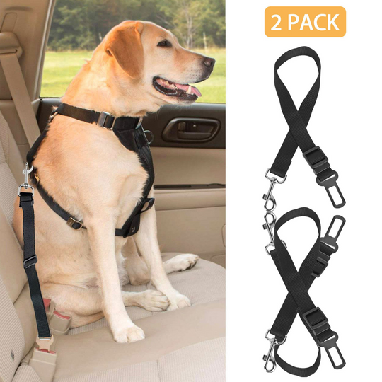 GBruno 2Pcs Pet Dog Seat Belt