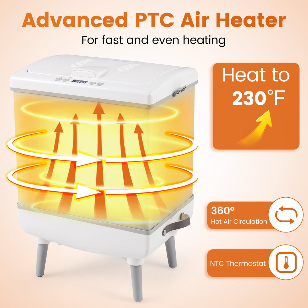 35L Large Towel Warmer with Heating and Drying Modes for Bathroom