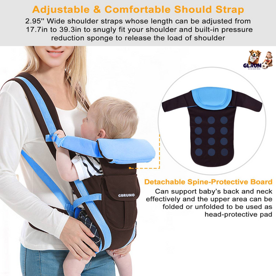 GBruno Baby Carrier Breathable Adjustable Wrap Sling Backpack