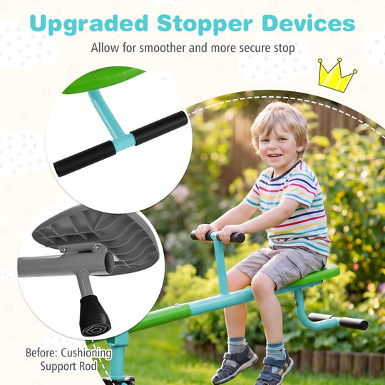 360° Rotating Kids Seesaw with Swivel Action