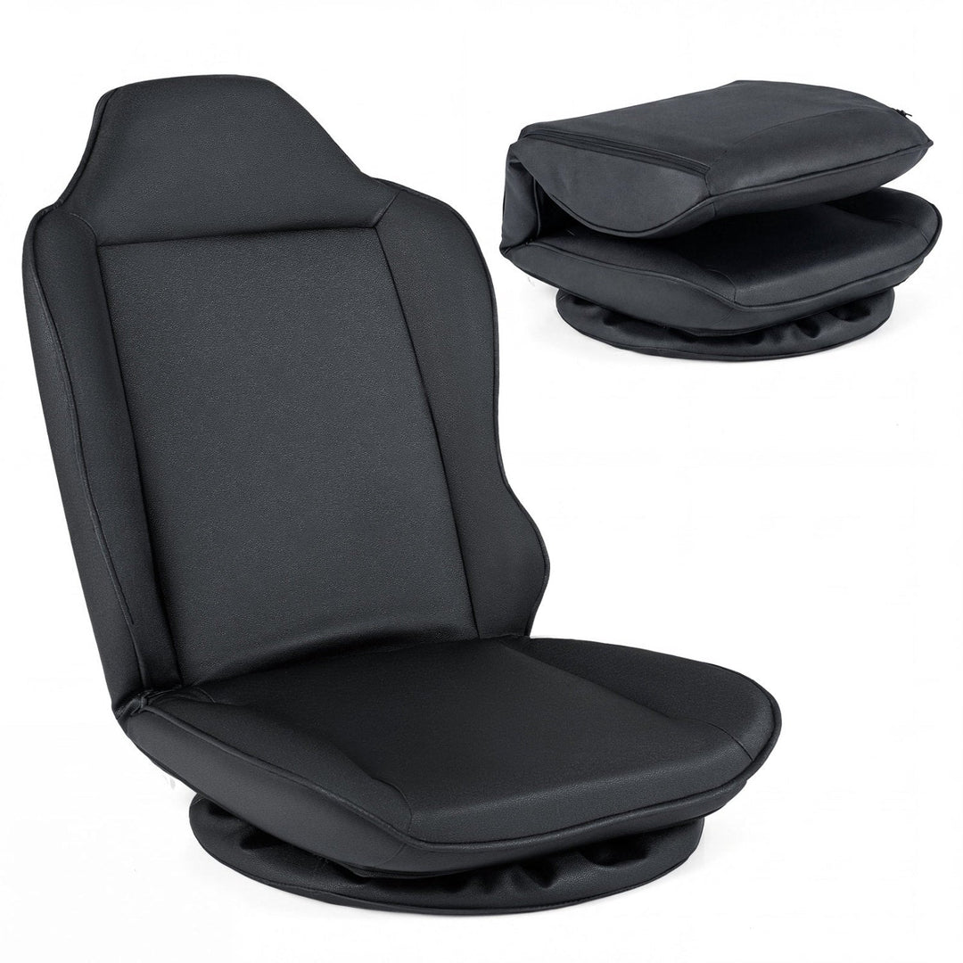 360° Swivel Floor Gaming Chair with Adjustable Backrest