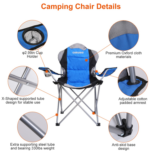 GBruno Foldable Camping Chair