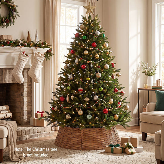 36“ Christmas Tree Collar for 6/7.5/9 ft Artificial Trees with Cord Cut-Out