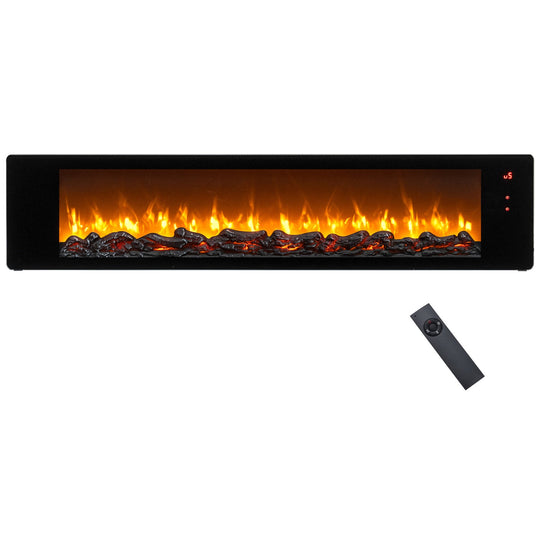 36" Electric Fireplace with 5-Level Adjustable Brightness