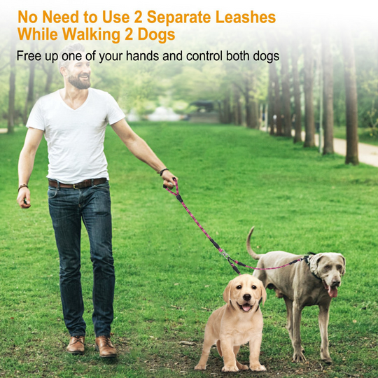 GBruno Double Dogs Leash