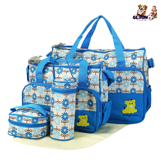 Gbruno 5PCS Baby Nappy Diaper Bags