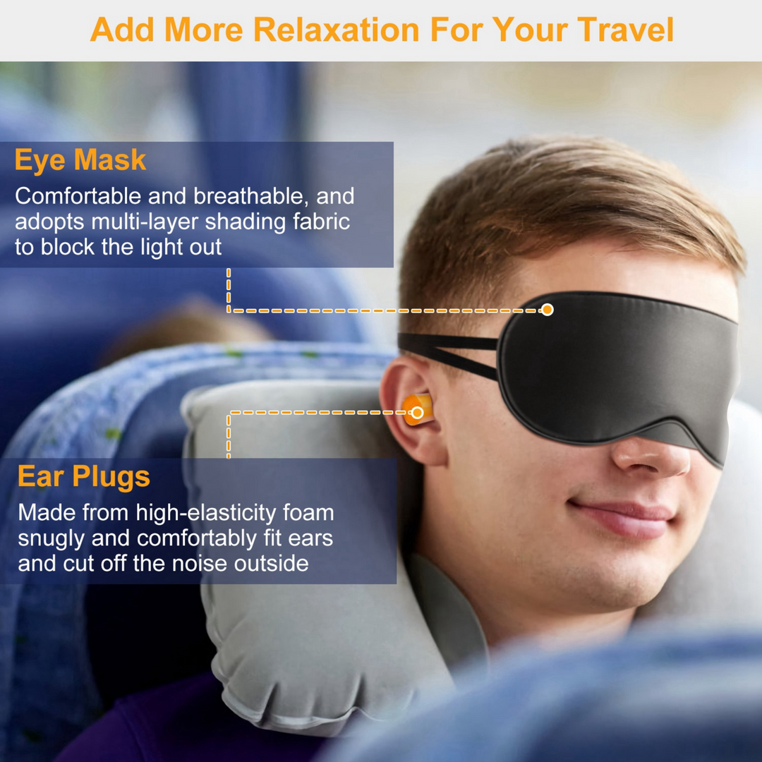 GBruno Travel Pillow Inflatable