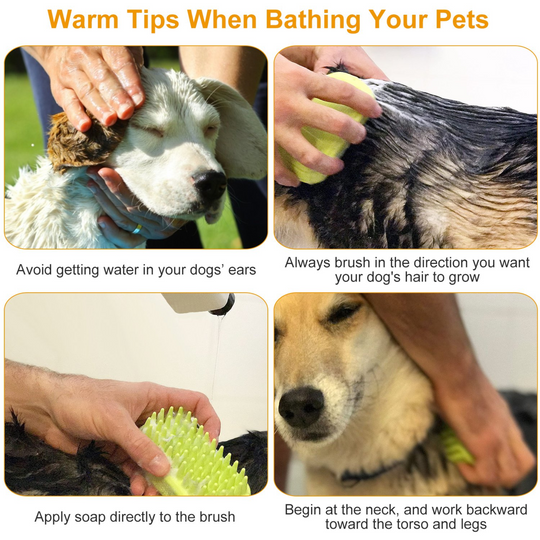 GBruno Dog Bath Brush