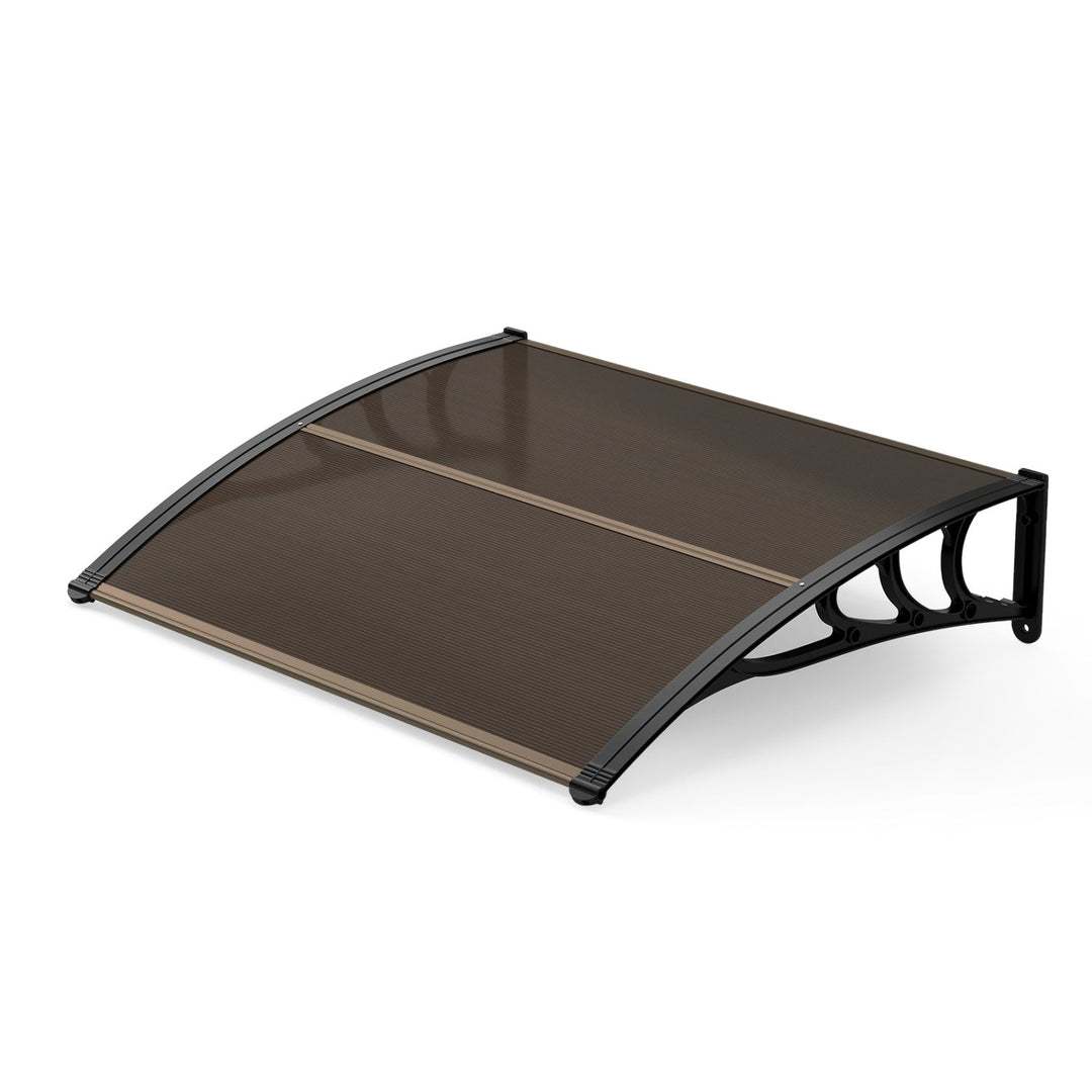 Door Awning 39x30 Inch Polycarbonate Window Canopy