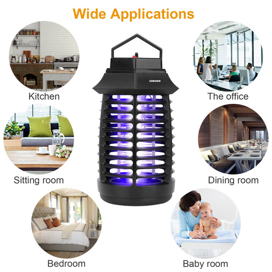 GBruno Bug Zapper Electric UV Mosquito Killer Lamp