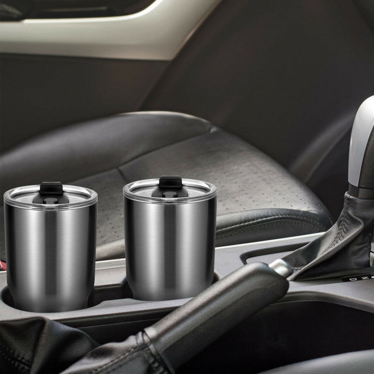 Coffee Lover Gift Set: Conical Burr Grinder + Insulated Travel Mug
