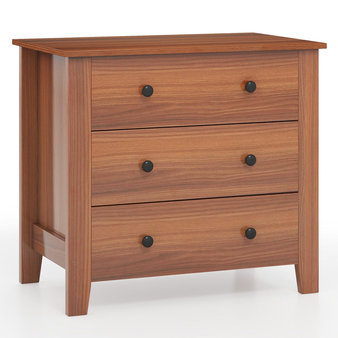 3 Drawer Dresser Chest of Drawers Bedside Table