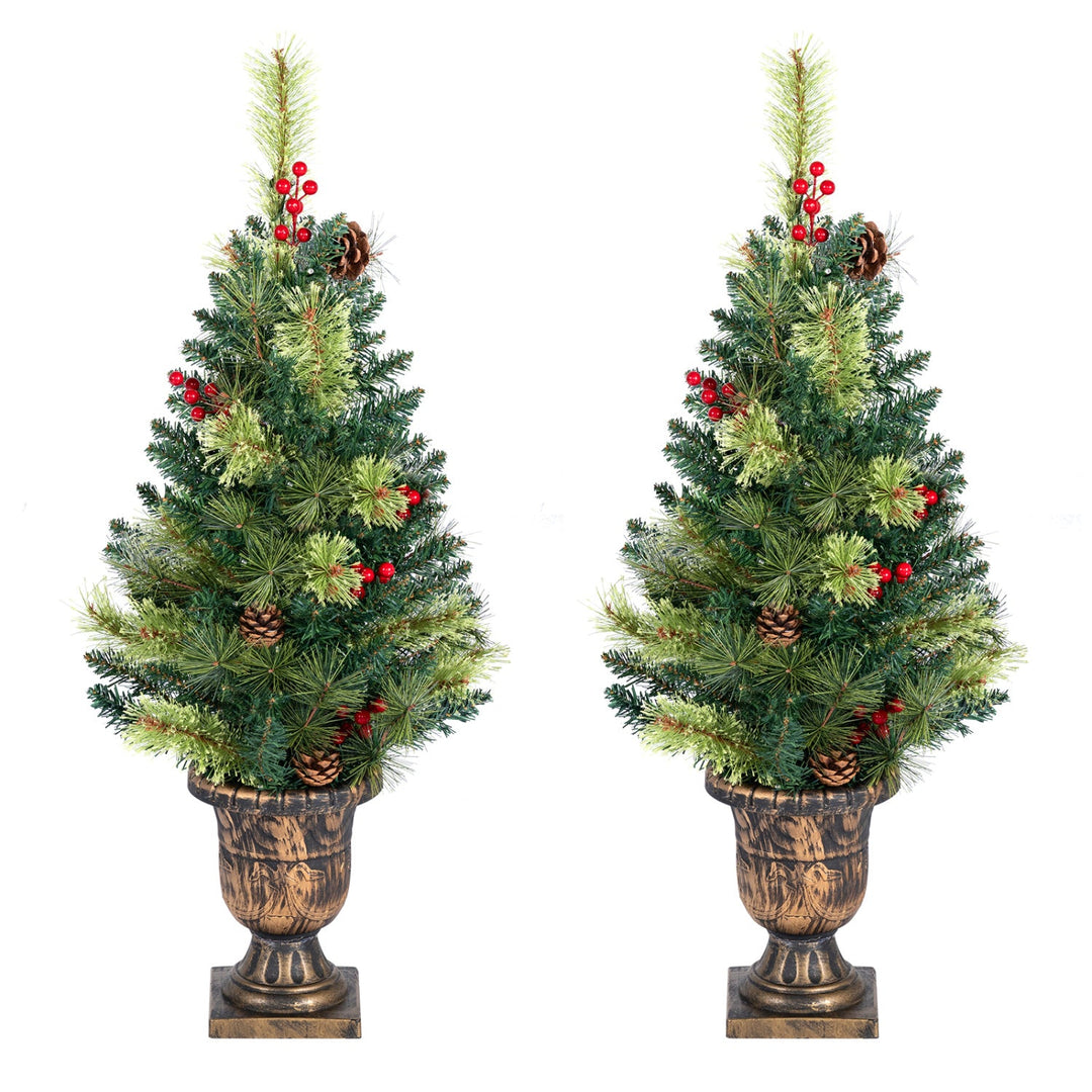 3 FT Pre-Lit Tabletop Christmas Tree with 40 LED Lights