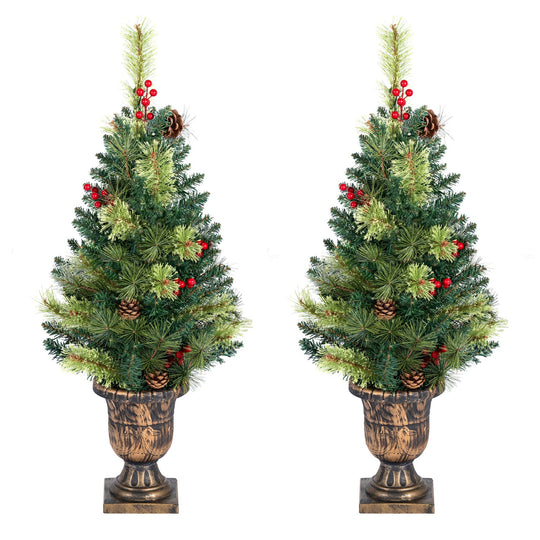 3 FT Pre-Lit Tabletop Christmas Tree with 40 LED Lights