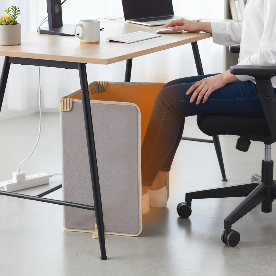 Under Desk Space Heater with 3-Level Thermostat & Timer