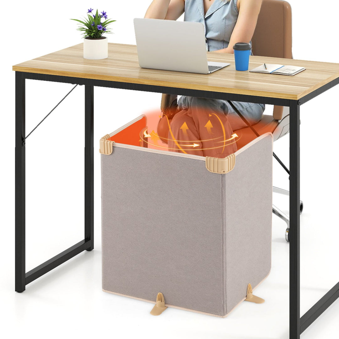 Under Desk Space Heater with 3-Level Thermostat & Timer