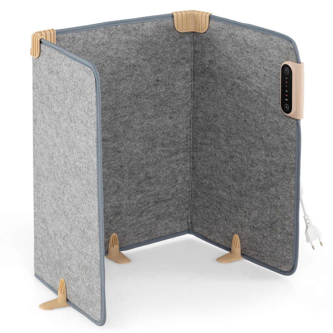 Under Desk Space Heater with 3-Level Thermostat & Timer