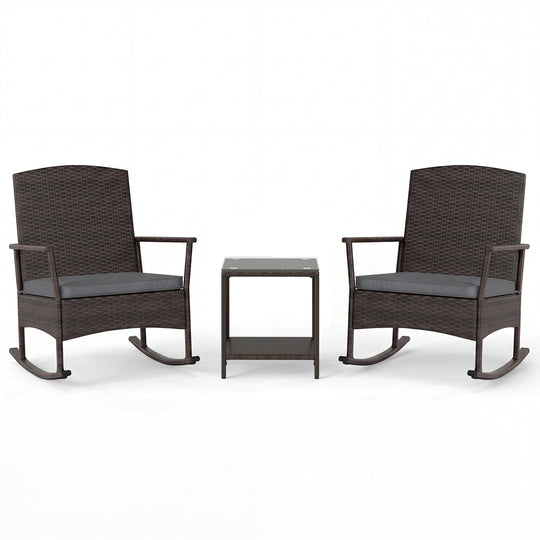 3 Piece Patio Rocking