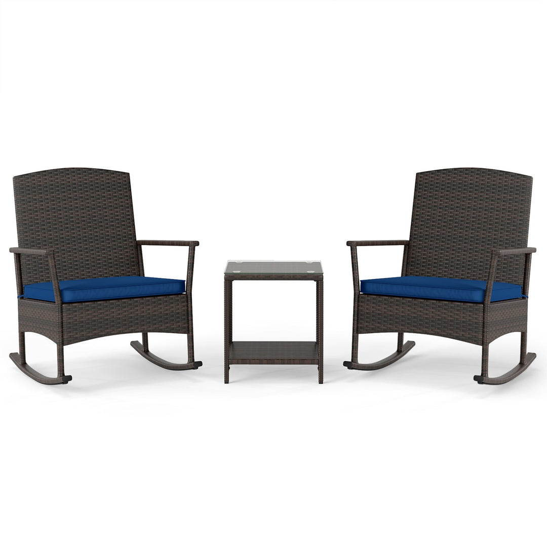 3 Piece Patio Rocking