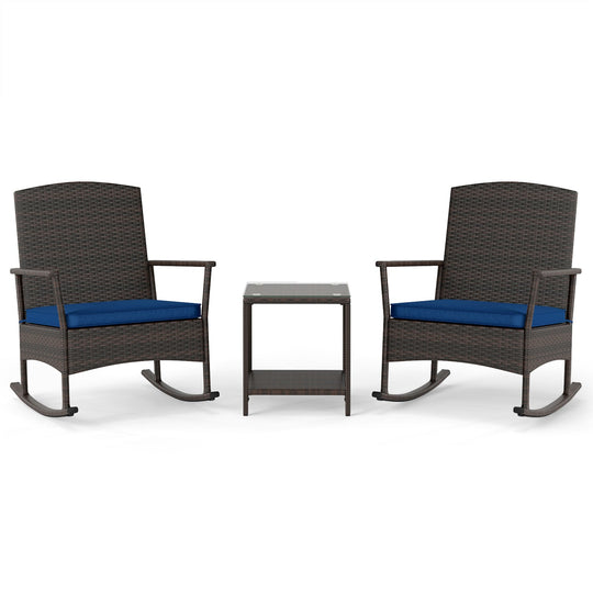 3 Piece Patio Rocking