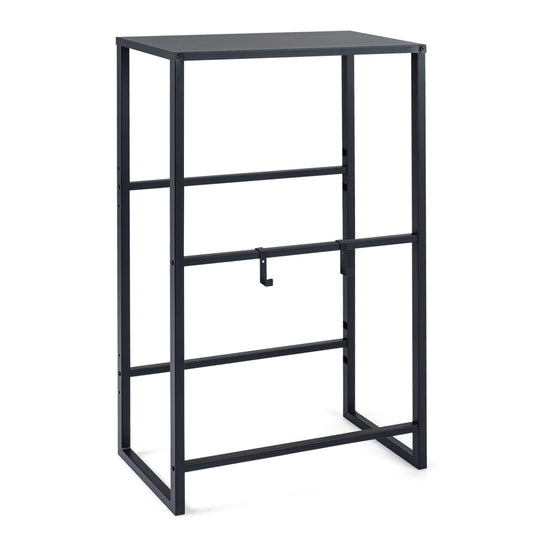 3-Tier Drink Crate Rack with Shelf for Beer and Water for Kitchen and Garage