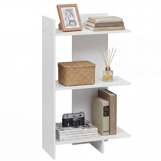 3 Tier Wooden Bookshelf with Anti-Tipping Kit