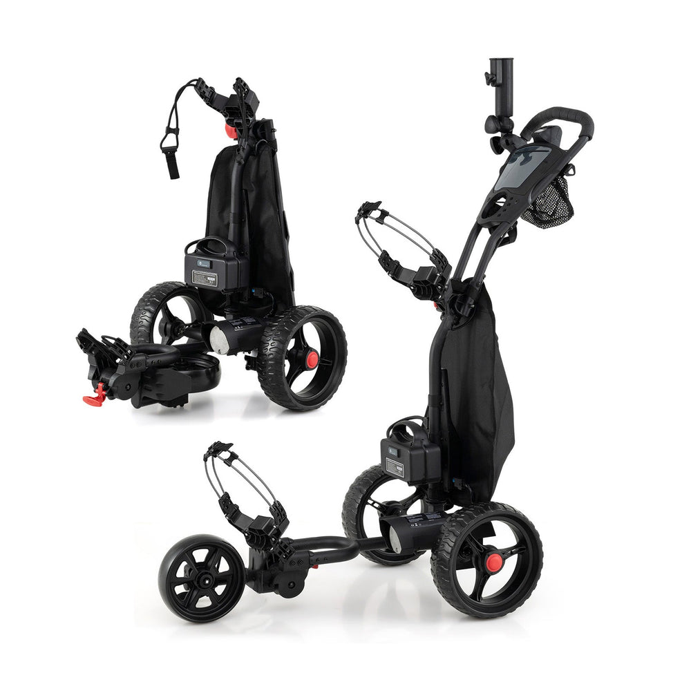 3 Wheel Golf Bag Cart with Adjustable Handle and 9 Speed Settings