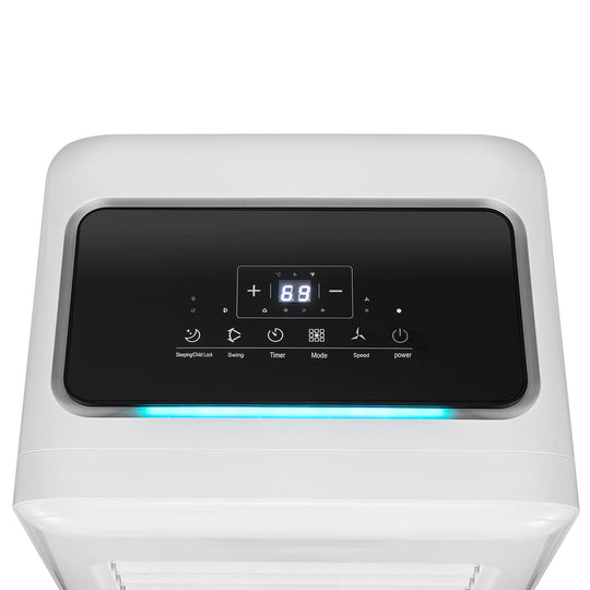 3-in-1 8000 BTU Portable Air Conditioner with Remote Control-White