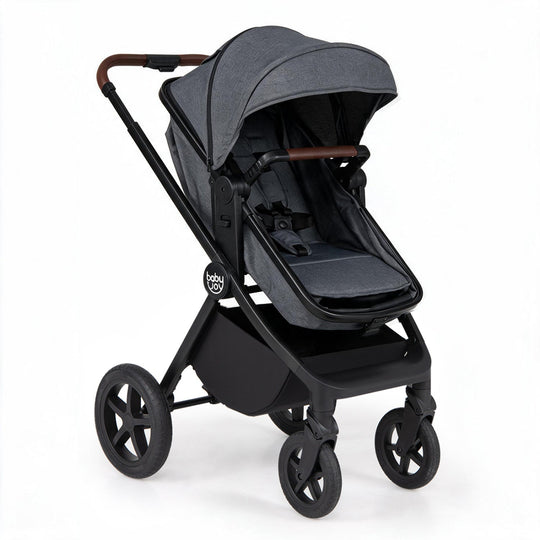 3-in-1 Convertible High Landscape Bassinet Stroller