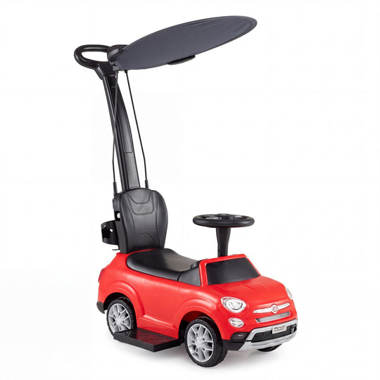 3-in-1 Toddler Ride On Push Car with Canopy and Parent Handle
