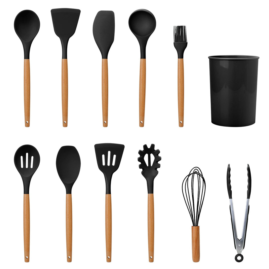 Griddle Night Bundle: 35" Electric Griddle + 11-Piece Silicone Utensil Set