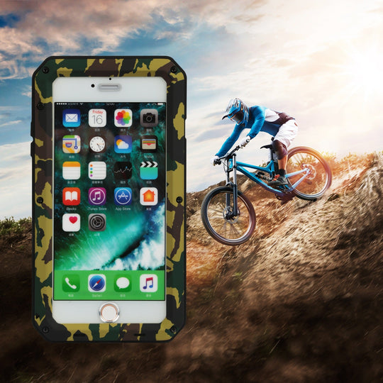 Rugged Shock-Resistant Hybrid Full Cover Case For iPhone 7 Plus