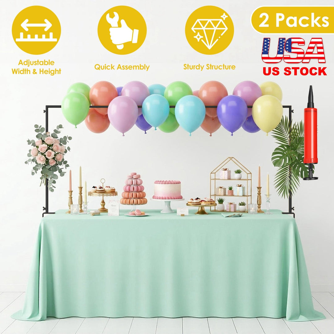 Adjustable Table Arch Stand for Balloon & Floral Decorations