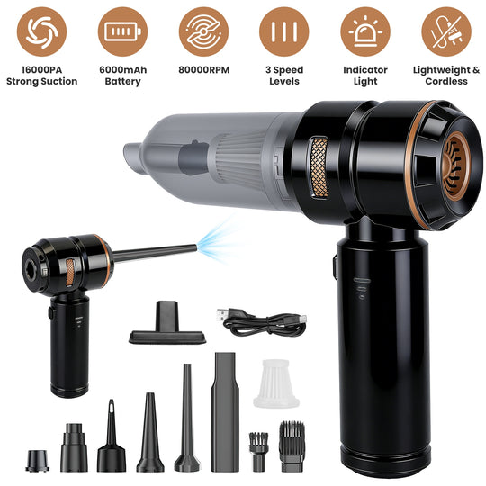 Cordless Handheld Vacuum Cleaner 16000PA with Brushless Motor