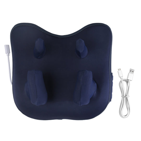 Cordless Neck Shoulder Massager With Soothing Heating 3 Intensity Levels 2 Heating Levels Electric 4D Shiatsu Deep Kneading Pillow For Back Traps Gift