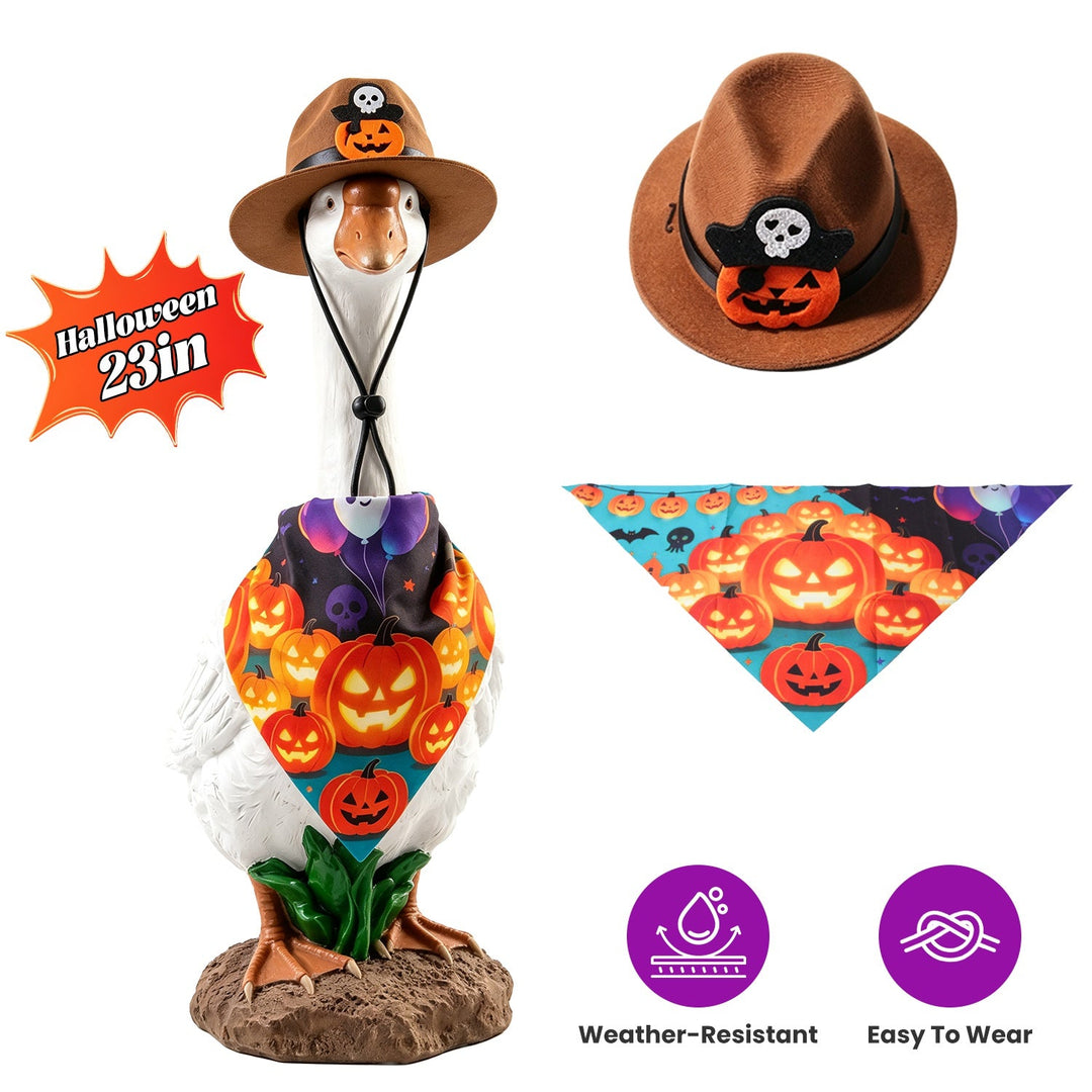 Halloween Porch Goose Costume for 23" Statue - 4 Styles