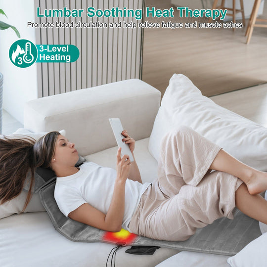 Full Body Massage Mat with Heat and Neck Pillow