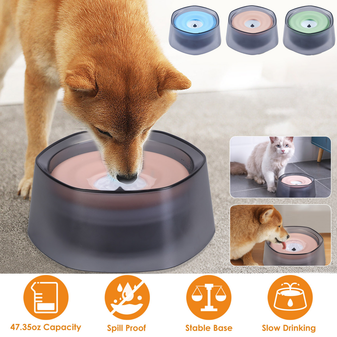 GBruno No Spill Dog Cat Water Bowl