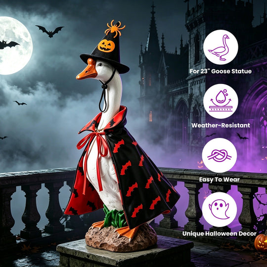 Halloween Porch Goose Costume for 23" Statue - 4 Styles