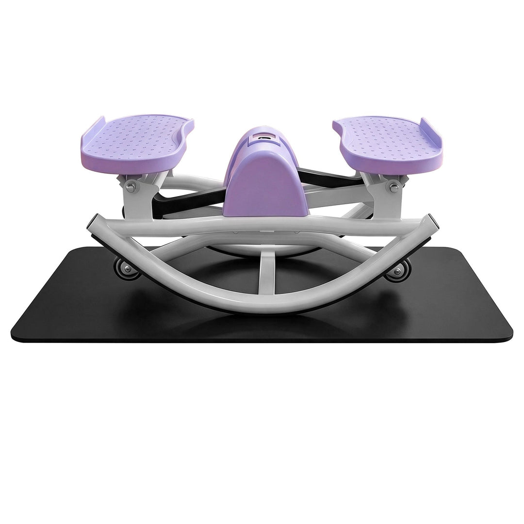 Compact Swing Stepper with Resistance Bands & LCD Monitor