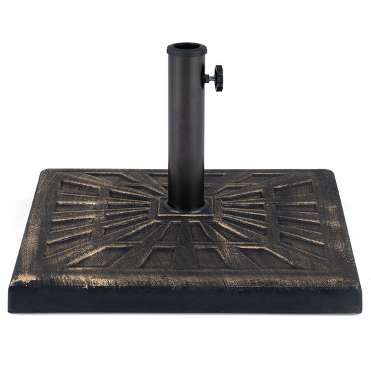 Patio Umbrella Base 42 lbs with Adjustable Knob - Bronze