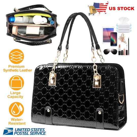 Women\'s Fashion Leather Handbag Lady Purses Tote Bags Shoulder Satchel Crossbody Bags