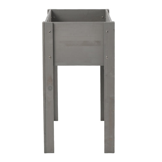 31x16x30in Elevated Raised Garden Bed with Legs, Wooden Planter Box for Outdoor Vegetable Herb Flower Fruit Growing