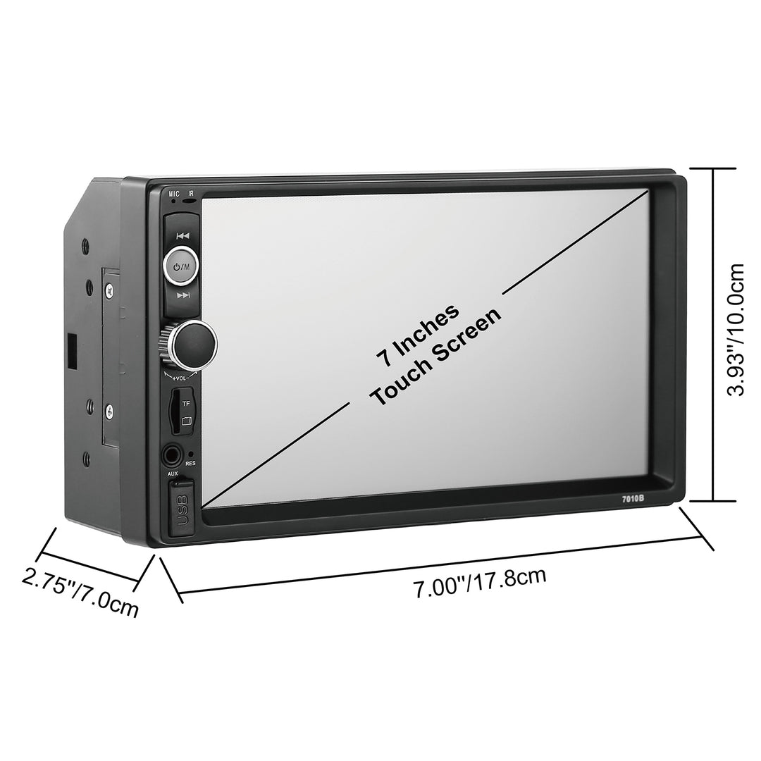 7-Inch Touchscreen Car Stereo with Bluetooth & Backup Camera